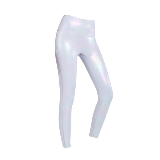 Hot Shinbene Embossing Workout Gym Athletic Pants Leggings Women High Waist Elastic Sport Yoga Fitness Leggings Length