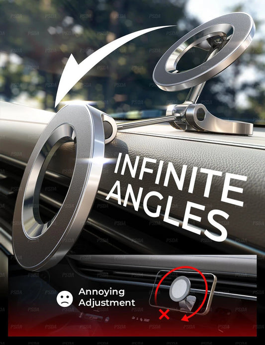 Car Mount 24 Strong Magnet 360 Rotation Magnetic Phone Holder for Car Holder Mount Dash Phone Mount for IPhone15 Plus Mini Cases