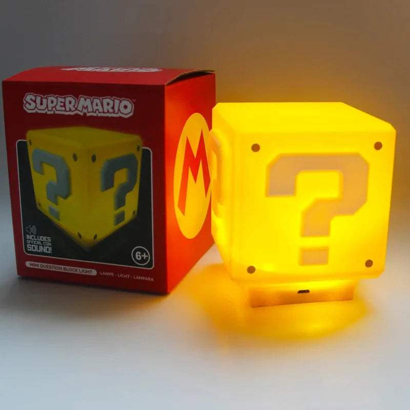 LED Question Mark Night Light With Music Anime Peripheral Children's Bedroom Bedside Lamp USB Rechargeable Gift