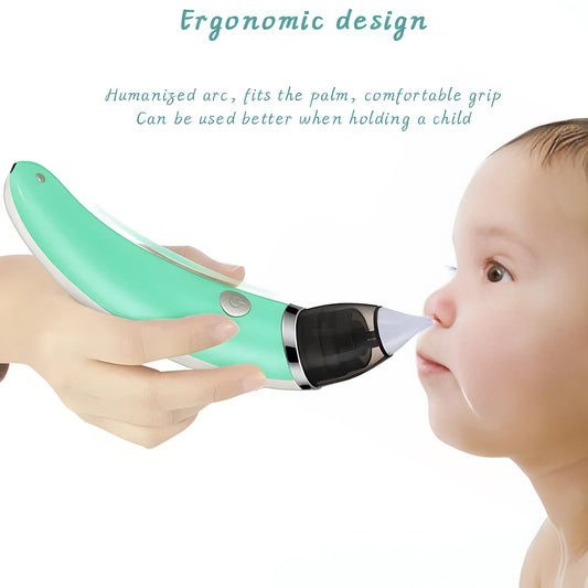Nasal Aspirator Baby Electric Nose Cleaner Children Obstruction Rhinitis Cleaner Cleaning Booger Silicone Suction Nozzle