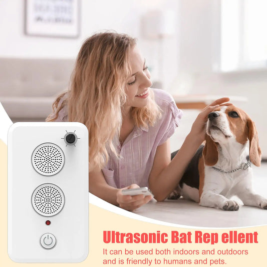 Bat Repeller Devices Adjustable Electric Animal Trap Ultrasonic Anti bat Electronic Training Device for Attic House Garden