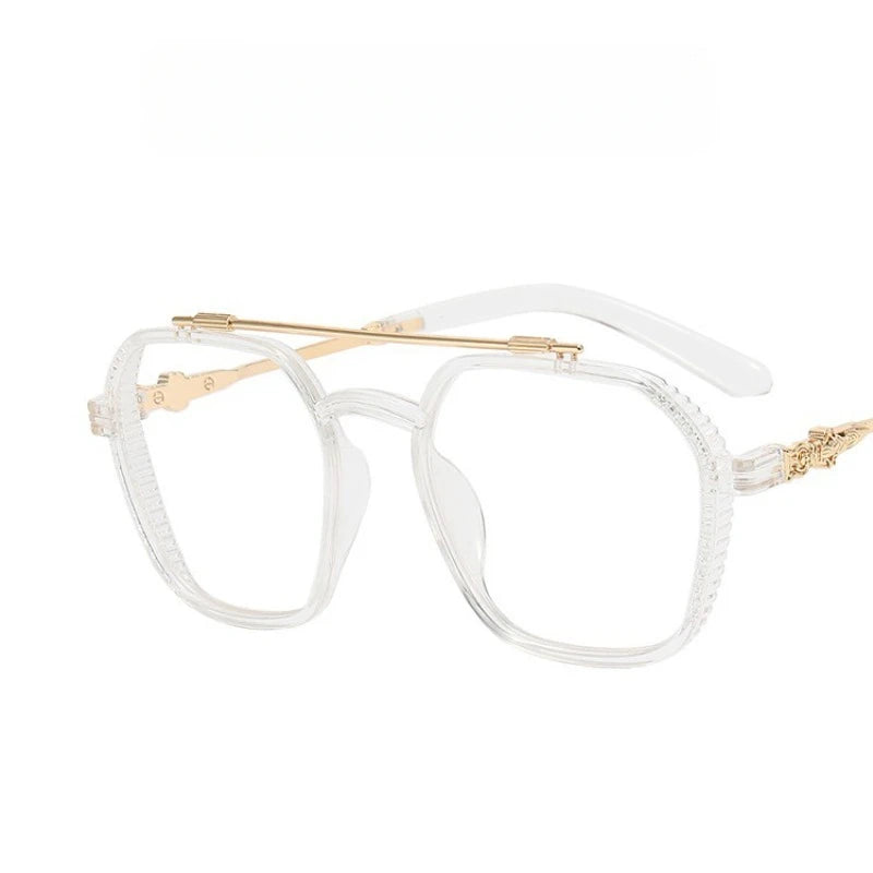 1PCs Blue Light Blocking Glasses Fashion Men Optical Clear Glasses Black Square Frame Anti Blue Light Eyeglasses Eyewear Lentes