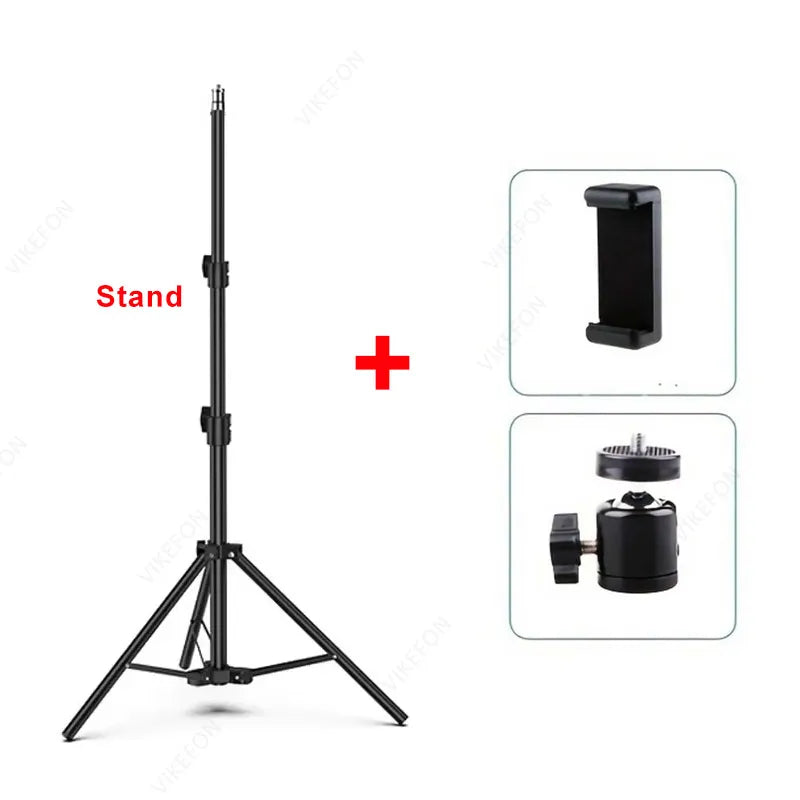 Foldable 56cm-160cm Extendable Mobile Phone Stand Holder Live Tripod Video Recording Selfie Landing Monpod For All Phone Camera