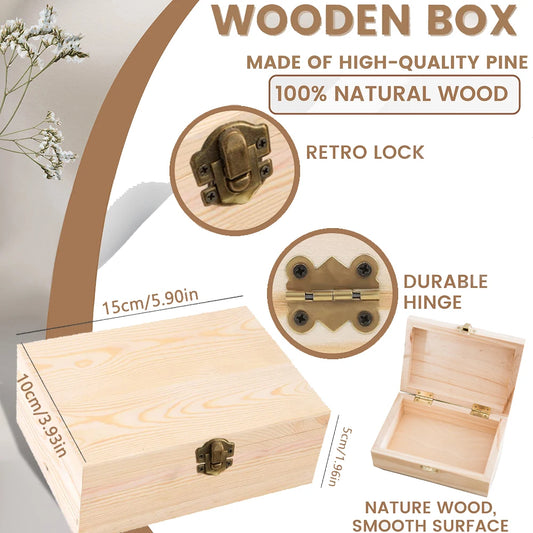 Custom Baby Wooden Memory Box Newbron Shower Gift Personalized Infant Keepsake Box Baby Birth Stats Box Umbilical Cord Box