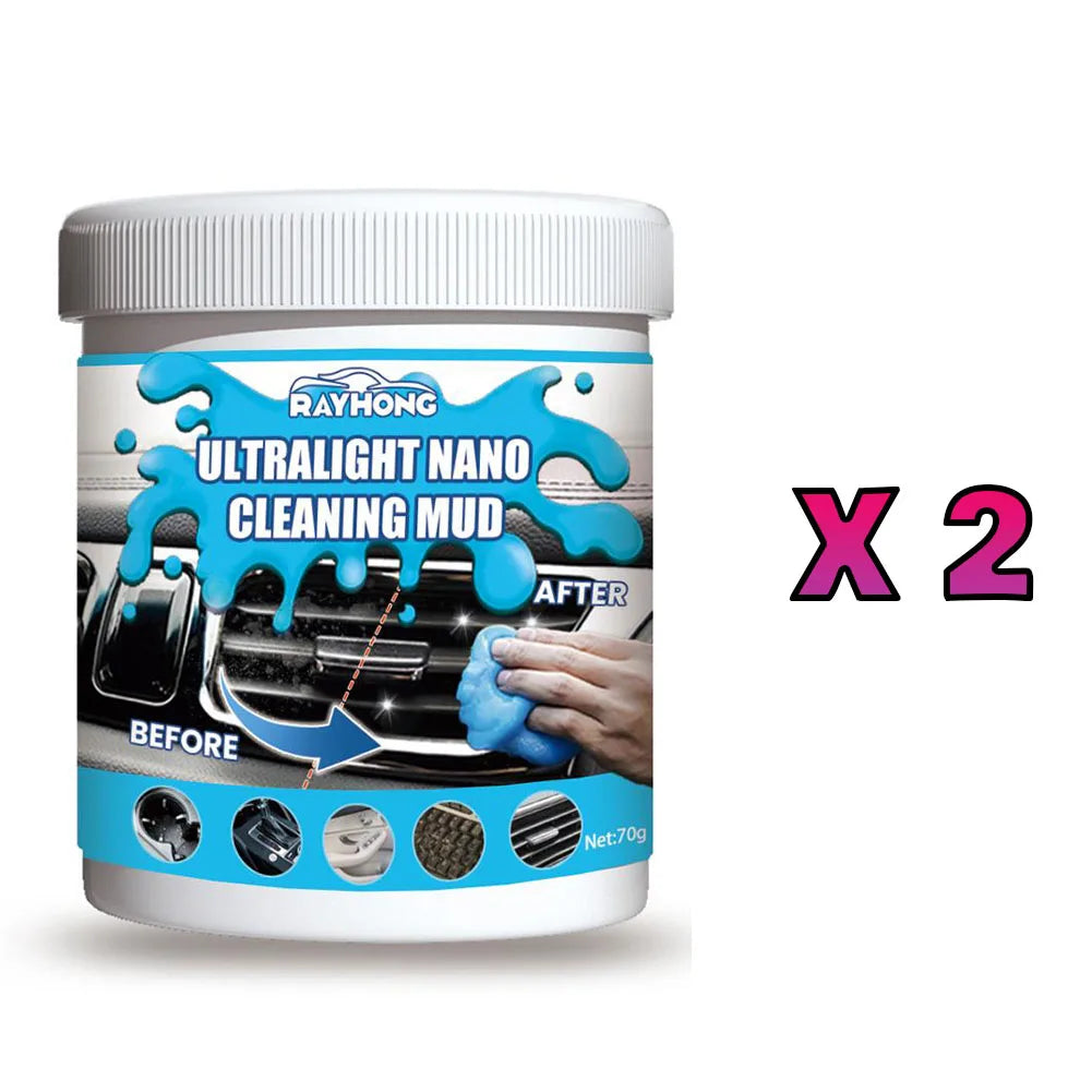 Car Cleaning Gel Air Vent Magic Dust Cleaner Gel Office Gap Wash Mud Removal Rubber Auto Interior Cleaning