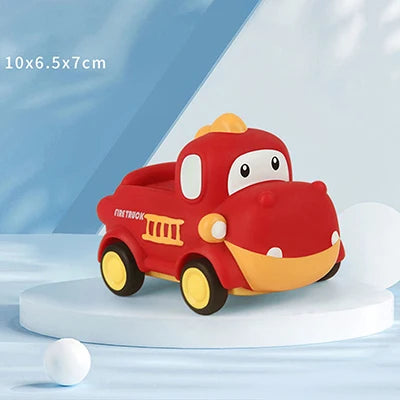 Baby Car Toys Cars Soft Sturdy Pull Back Car Toys Mini Racing Car Kids Educational Toy For Children Boys Girl 1 2 3 4 5 Years