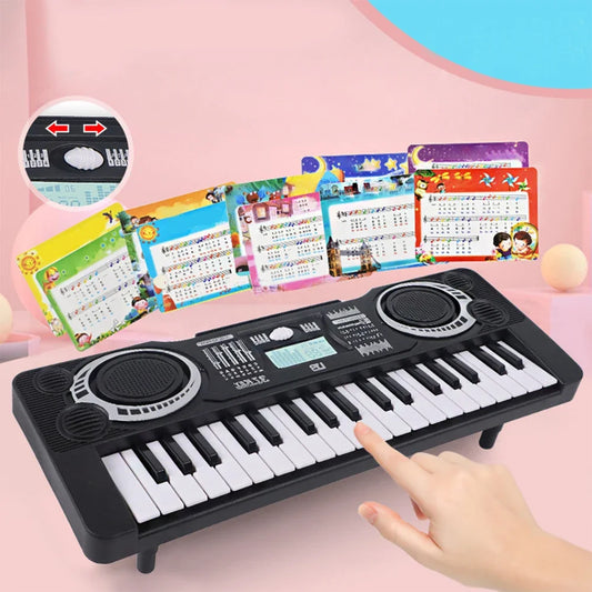 Digital Electronic Piano Kids Educational Toy Portable 37 Keys Electronic Piano Keyboard Children Musical Instrument