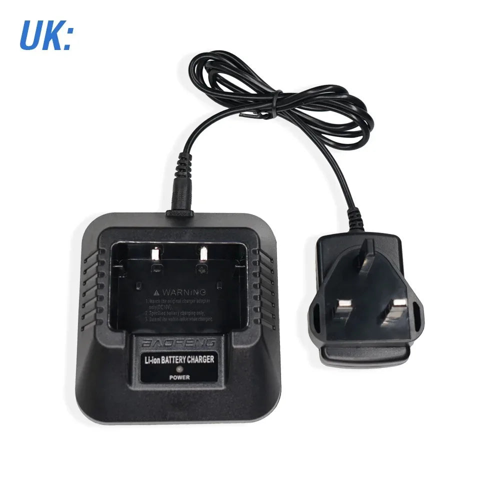Original USB Adapter UV-5R Charger Pofung Two Way Radio UV5R Walkie Talkie Baofeng UV 5R Li-ion Battery Charger Accessories
