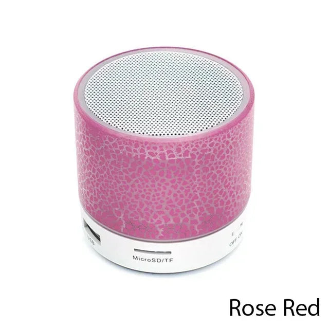 Bluetooth Speaker Mini Wireless Loudspeaker Crack LED TF Card USB Subwoofer Portable MP3 Sound Wireless Speaker for Smart Phone