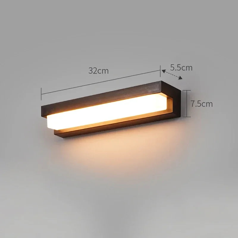 LED Outdoor Solar Wall Lights Waterproof Solar Light Balcony Villa Doorway Courtyard Walled Lighting Fence Decor Solar Lamp