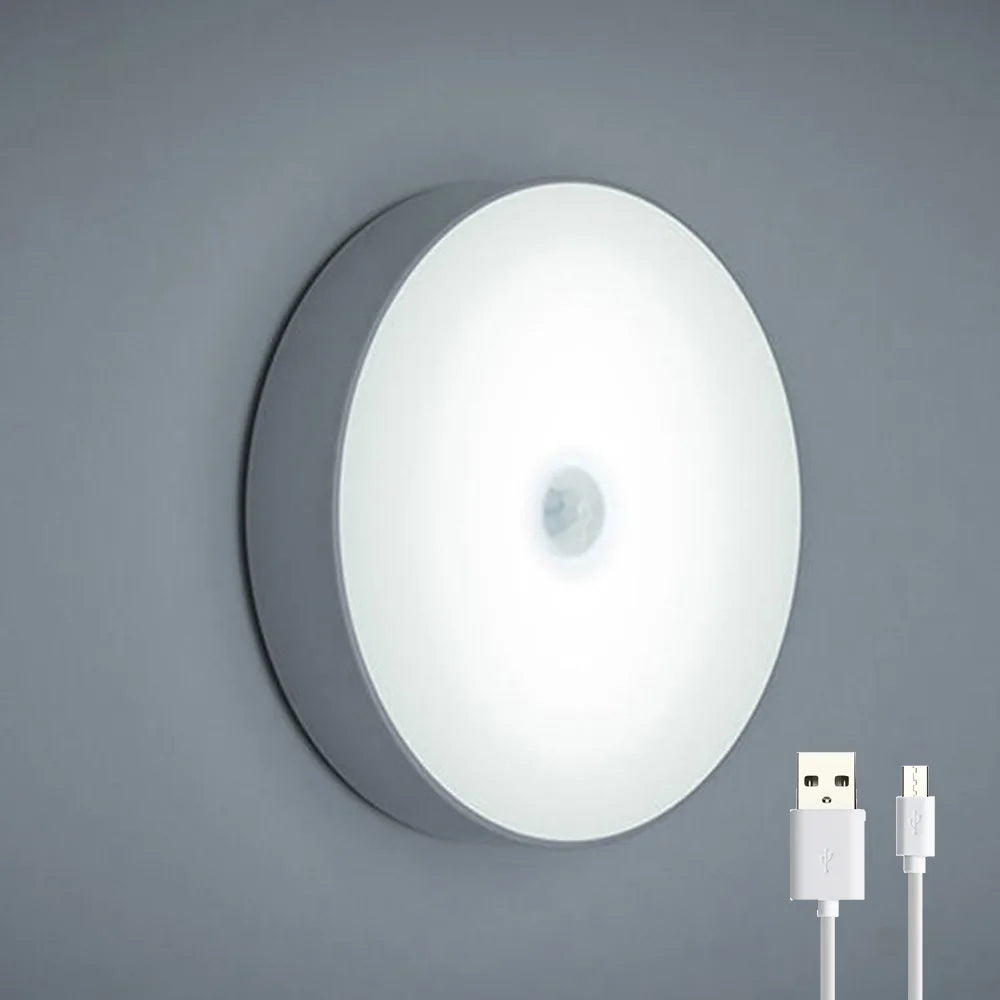 LED Motion Sensor Light Wireless Night Light Under Cabinet Light Closet Lamp Smart Wall-Mounted Body Induction Lamp home Decor
