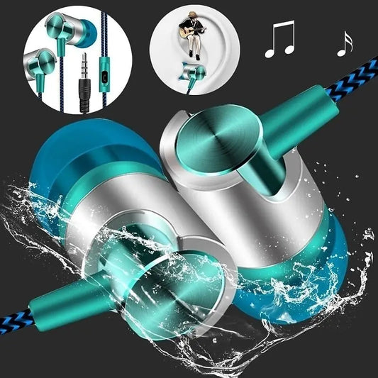 3.5mm Wired Headset Noise Canceling In-ear Earphone In Ear Noise Cancellation Ergonomic Design HIFI Stereo Sport Music Headphone
