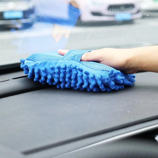 Auto Gloves Car Washing Accessories Car Cleaning Brush Cleaner Tools Microfiber Cars Washer Sponge Cleaning Washing Towel