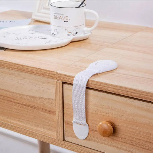 1-10pcs Child Safety Cabinet Lock Baby Security Protection Drawer Door Cabinet Lock Plastic Protection Kids Safety Door Lock