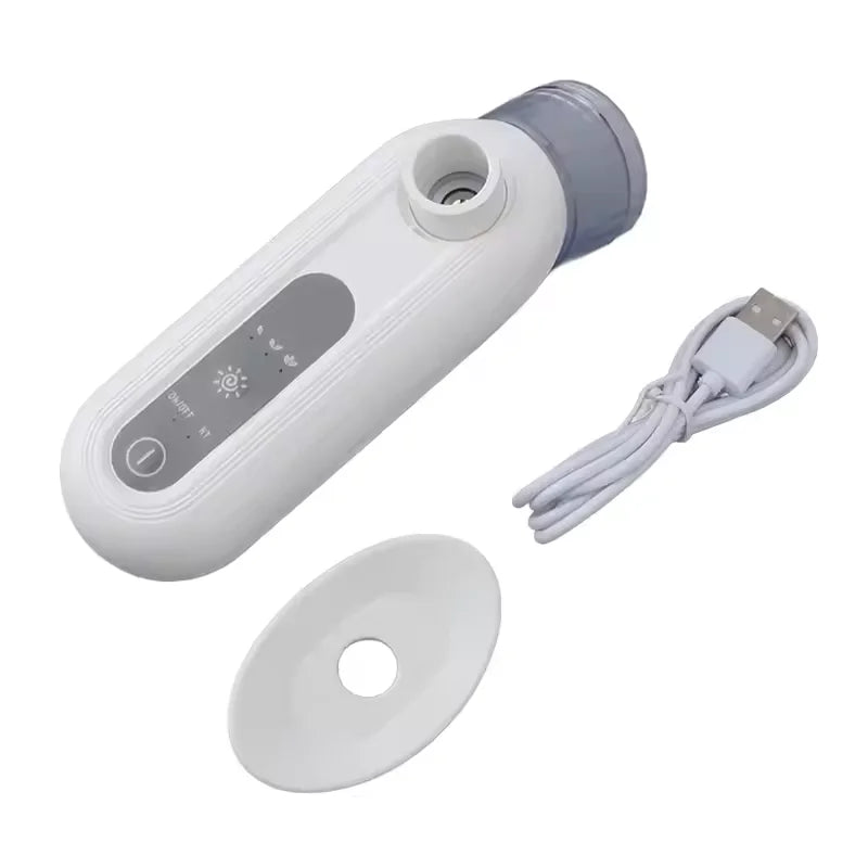 OEMG Heated Nano Eye Mist Sprayer Electric Eye Steamer With Warm Compress Moist Relief Dry Eyes Portable Eye Mister Drops Tool