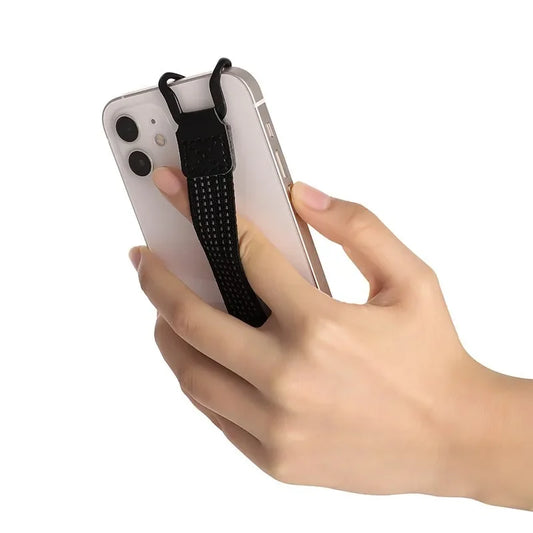 Mobile Phone Holder Wrist Band Anti-drop Phone Strap Band Holder One-handed Operate Finger Grip Stretchable Bracket Tablet