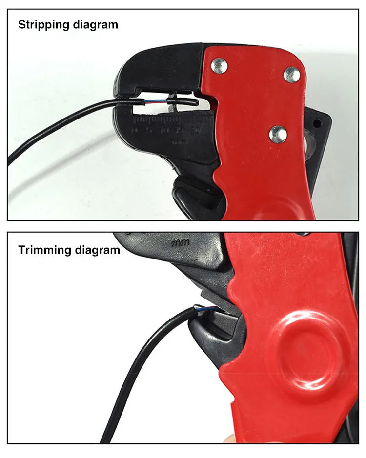 Multi-Functional Duckbill Wire Stripper: Adjustable Automatic Cable Wire Stripper with Cutter, Perfect for Electricians!