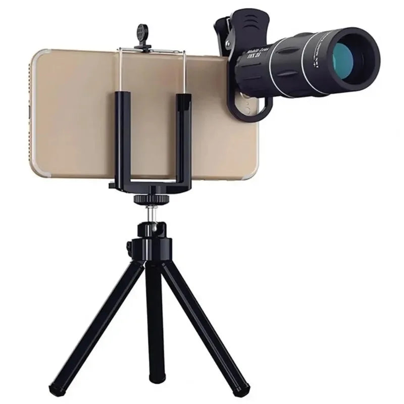 Universal 18x Magnification Mobile Phone Telephoto Lens External Zoom Clip-On Camera Lens for Concerts