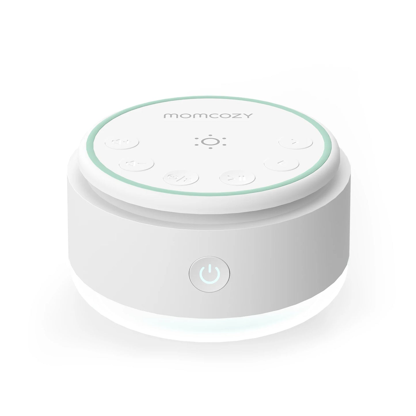 Momcozy Sound Machine for Baby, Portable Rechargeable, 20 Sleep Sounds White Noise Machine with Nursery Night Light, Travel
