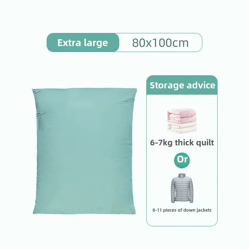 Vacuum Compression Bag No Pumping Clothes Quilt Storage Home Bag Large 3D Vacuum Compression Bags