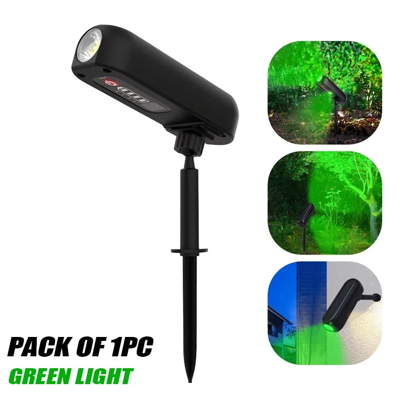 Solar LED Light Outdoor Solar Wall Light IP65 Green Garden Light Solar Spotlights Solar Uplights for Trees Pathway Yard