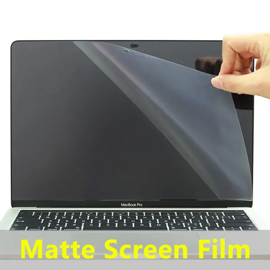 Матовая защитная пленка для экрана MacBook Air 15 A2941 13.6 M2 A2681 Pro 13 14 16 M1 chip A2338, пластиковая пленка-наклейка A2337