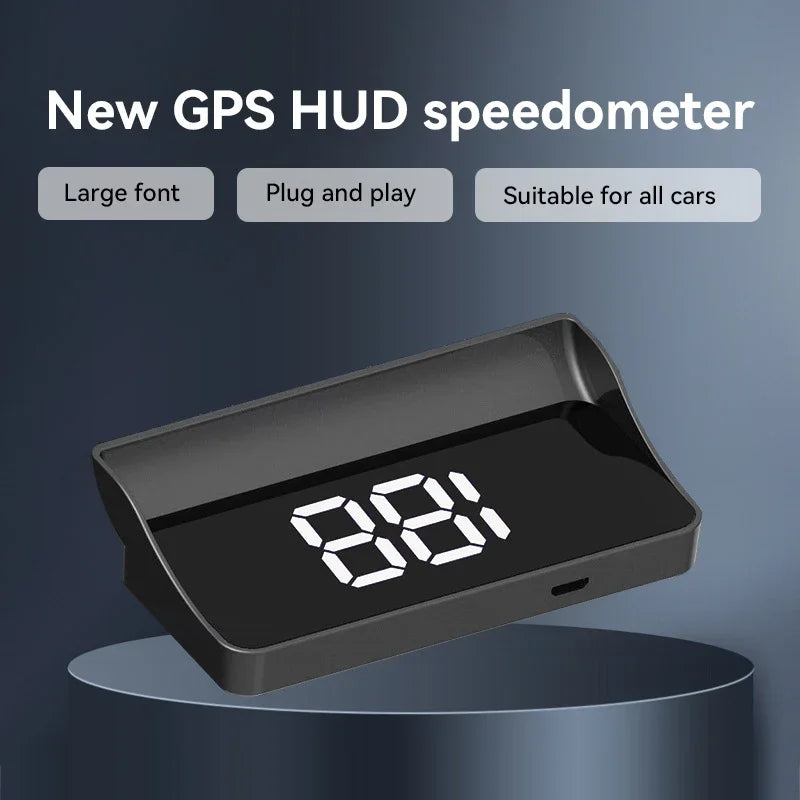 Xiaomi Car HUD GPS Head Up Display New Style Digital Speedometer Projector HD Speed km/h Windshield for Car Accessories