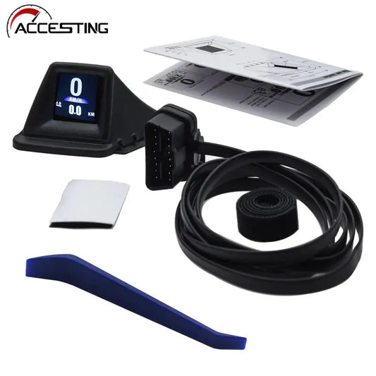 Head UP Display OBD2+GPS On-board Computer RPM Turbo HUD Oil Pressure Water Temp GPS Speedometer Projectors Car Accessories