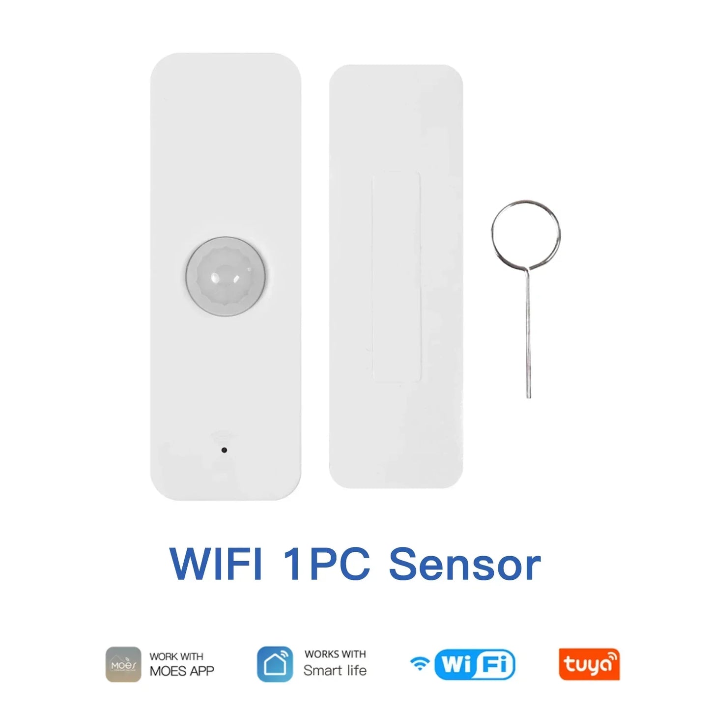 MOES Tuya WiFi/ZigBee Smart PIR Sensor Human Body Infrared Motion Detector Home Security Scene Linkage Automation Battery Power