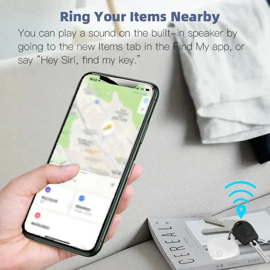 Миниатюрное Bluetooth-устройство слежения, приложение «Найти мой», умная метка, GPS-трекер для детей и домашних животных, автомобильный GPS-трекер, умное устройство защиты от потери, сигнализация, напоминание, позиционер.