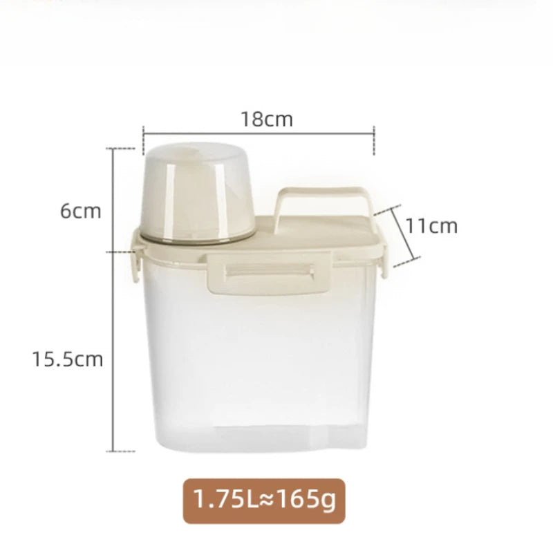 Dog Food Container Sealed Dog Food Storage Box with Lid - Moisture & Leak-proof, Ideal for Dog Food, Cat Food, Pet Snacks