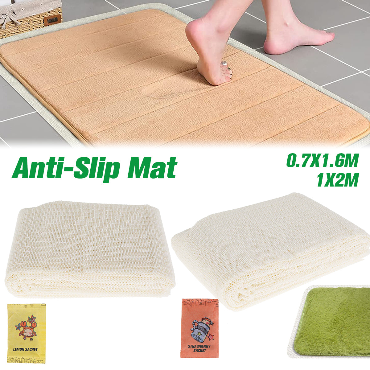 Home Non-Slip Carpet Underlay PVC Multi Purpose Liner Safe Anti-Slip Mat Mesh lining Carpets Rug Pad for Decoration Accessories