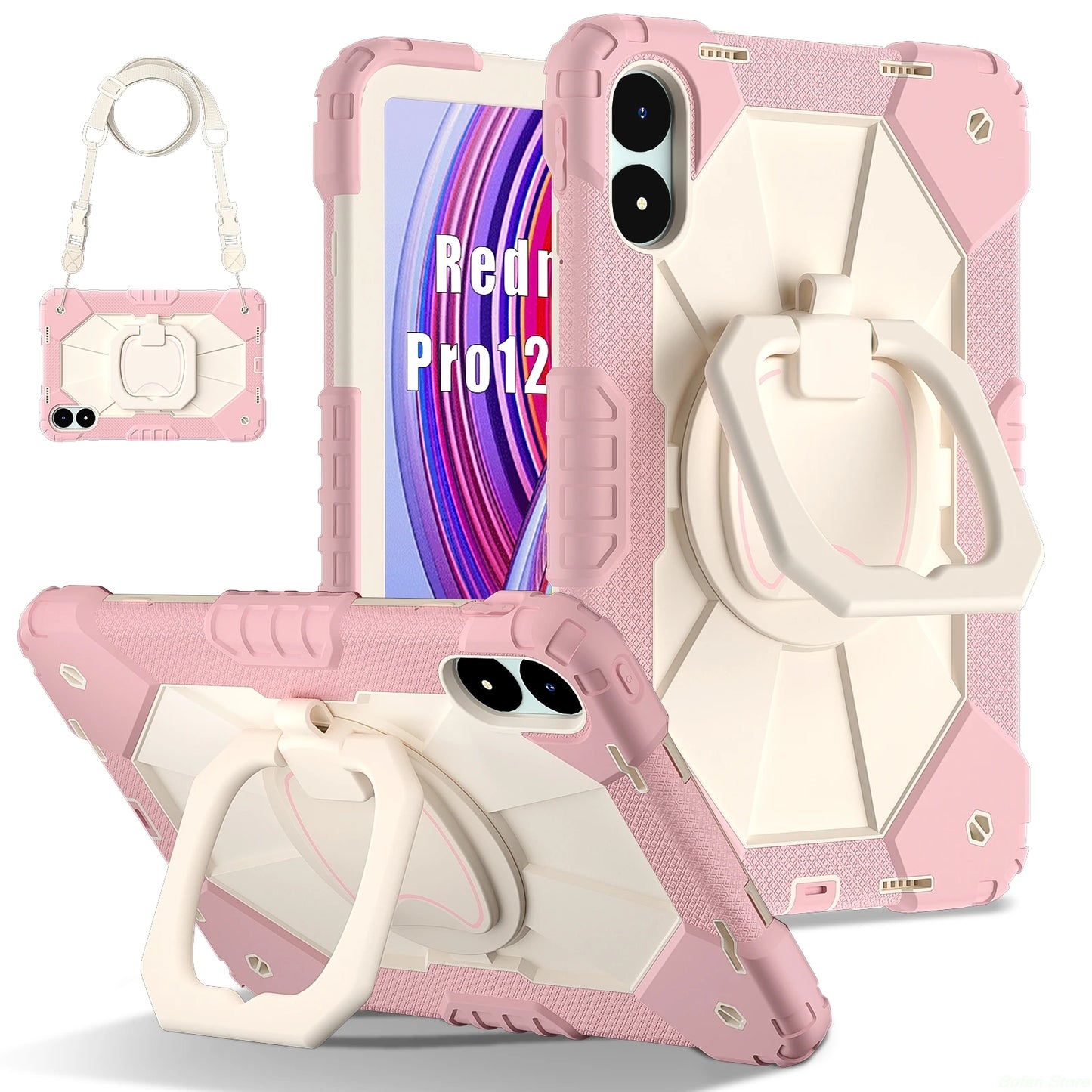 Kids Case For Redmi Pad Pro 12.1 inch 2024 5G Xiaomi Poco Pad 12.1 inch Generation tablet Stand Shockproof Cover pc tablet shell