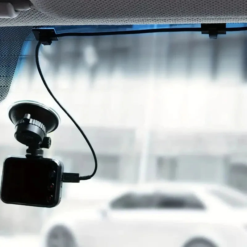 50 Self-Adhesive Cable Clamps Cable Management Cable Bracket Clamp Cable Tie Bracket Suitable for Cars, Offices and Families