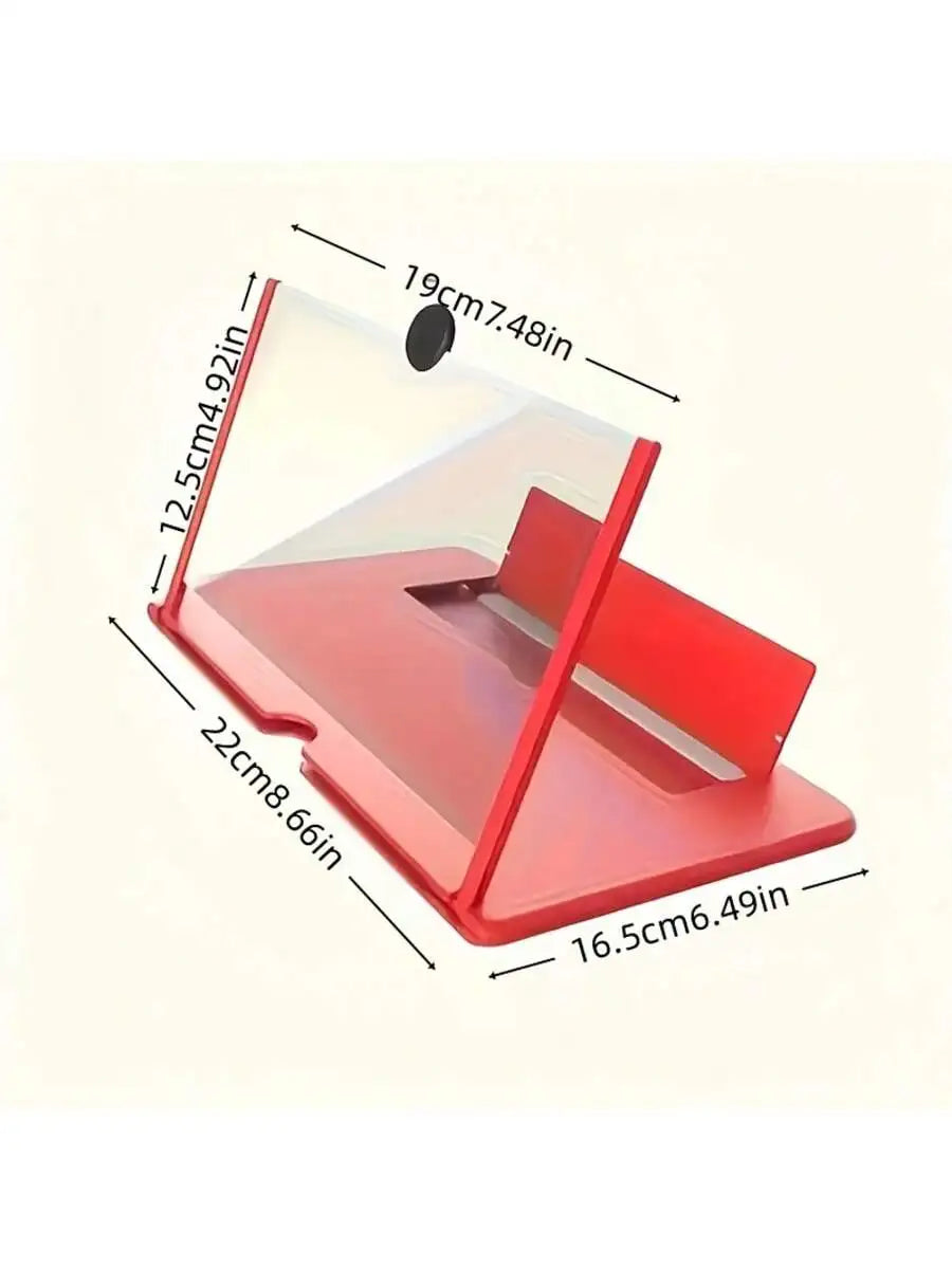 Foldable Phone Screen Magnifier Stand, Convert Smartphone to Tablet, Hands-Free Viewing, Eye Protection Design, Portable Design