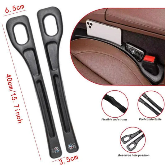 Car Seat Gap Filler Strips Car Storage Organizer bag box For Mitsubishi Outlander I200 Pajero Eclipse ASX Lancer Space Delica Ex