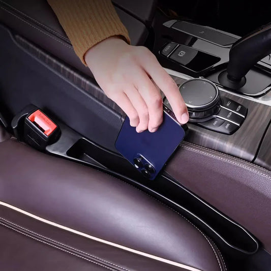 Car Seat Crevice Gaps Storage Box Seat Organizer Gap Slit Filler Holder For Wallet Phone Pocket Car Storage Box