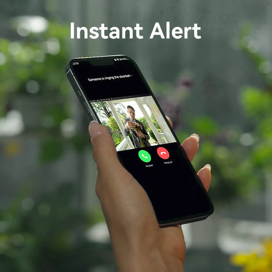 IMILAB Smart Home Video Doorbell Camera WiFi 2.5K Security Protection Human Detection Local Storag Instant Alert 5200mAh