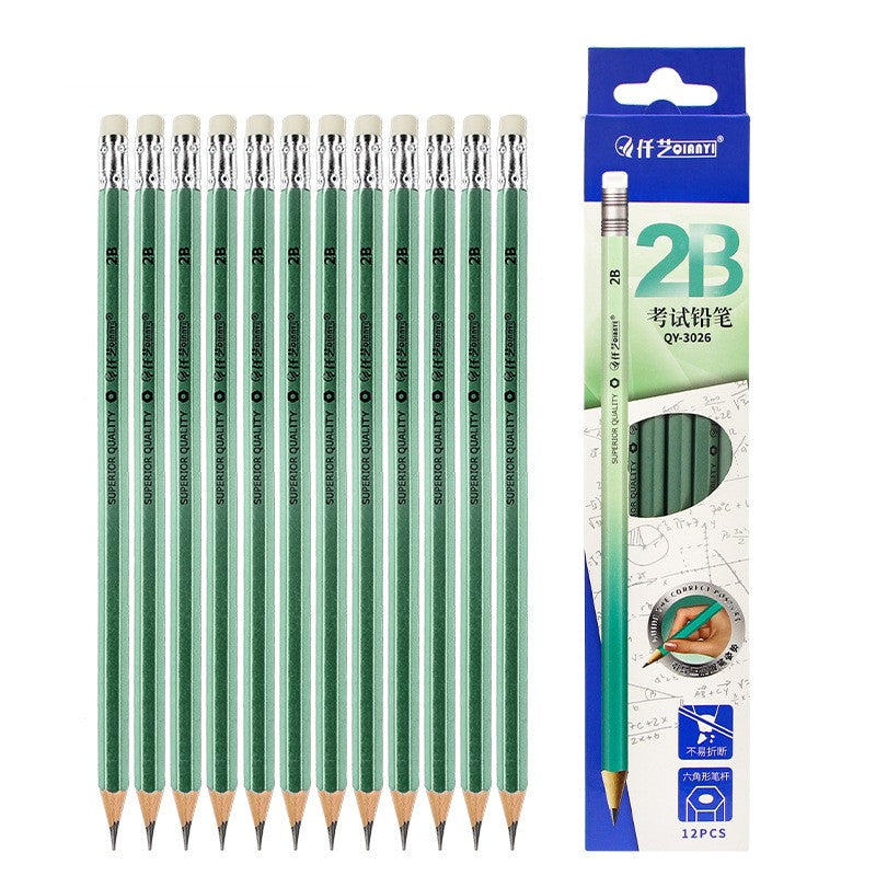 2B Sketch Pen Hexagonal Posture Children's Pencil