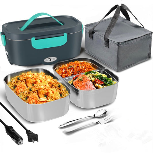 Electric Lunch Box No Water Injection Portable Heating Lunch Box