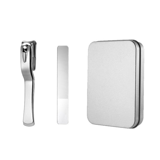 Stainless Steel Nail Large Opening Household Portable Large 360 Degrees Rotating Nail Clippers