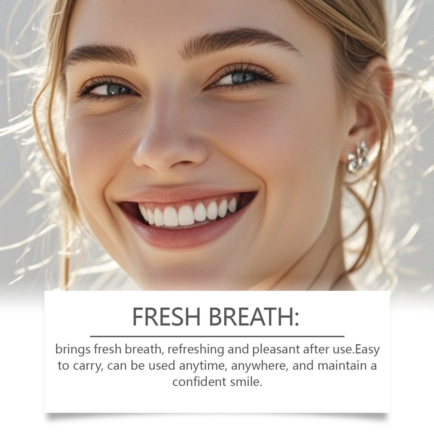 Dental Strips With Gentle Ingredients For Everyday Care Effectively Removing Dental Plaque