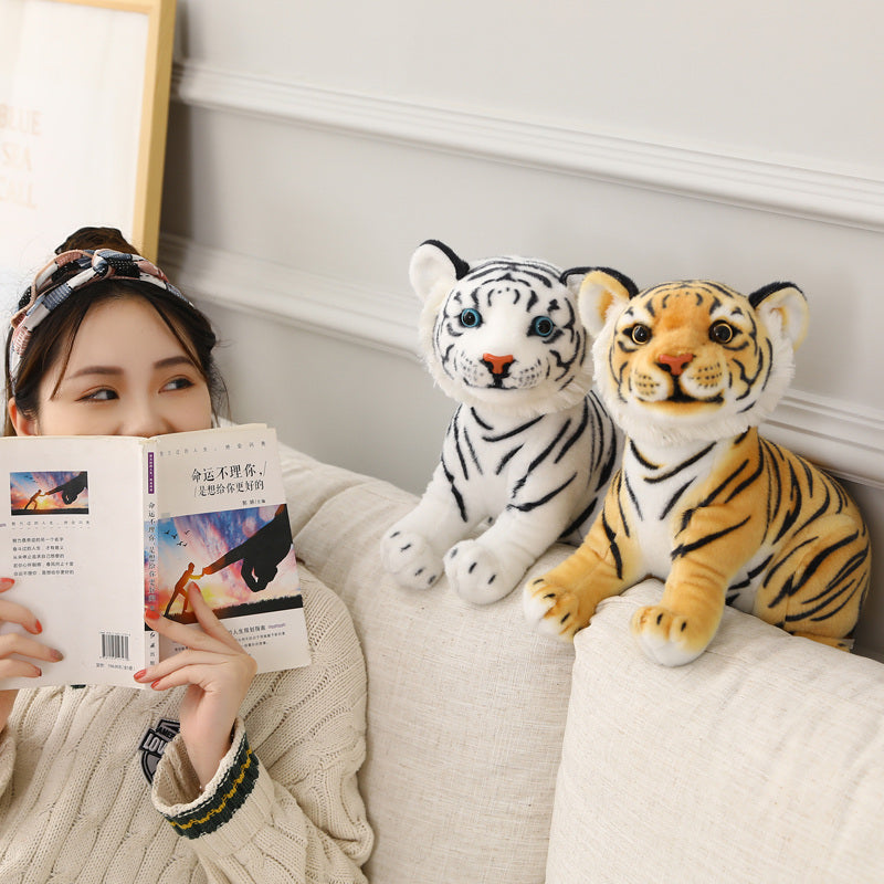 Simulation Small Tiger Doll Sitting Posture Plush Toy