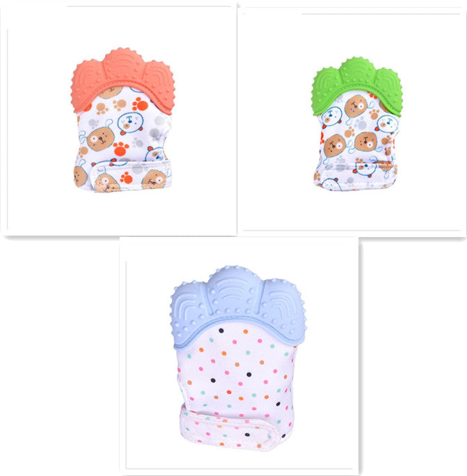 عضاضة أطفال، قفازات سيليكون مضادة للعض، ألعاب صوتية للأطفال