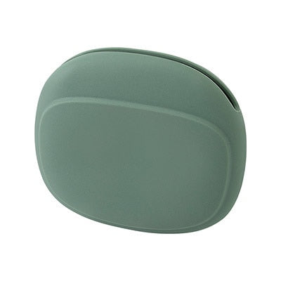 Silicone portable wired earphone storage box