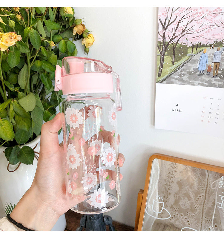 Simple portable portable cherry water cup
