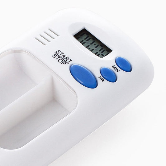 Smart medicine reminder two small kits mini portable portable electronic reminder timing alarm clock box