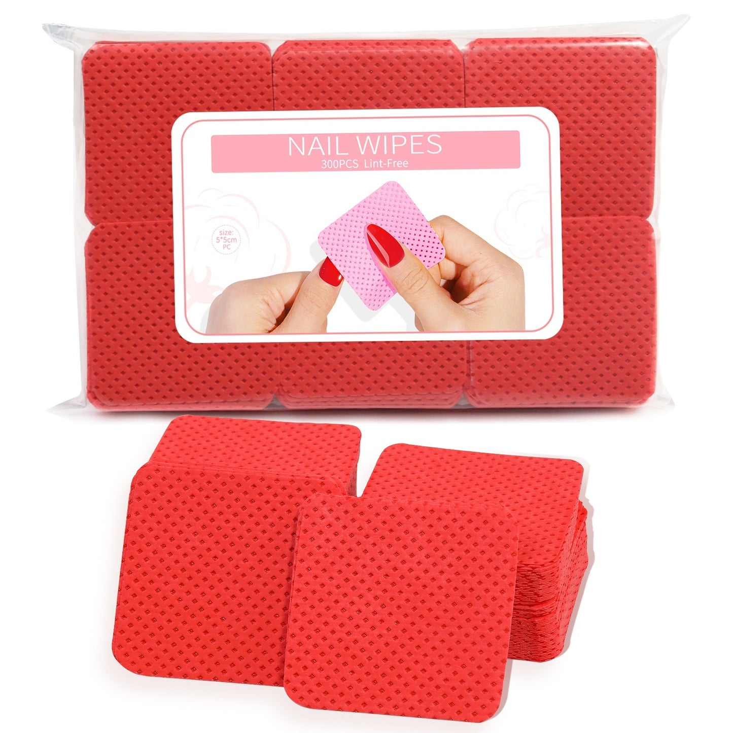 Portable Home Solid Color Magic Nail Polish Removing Tissue