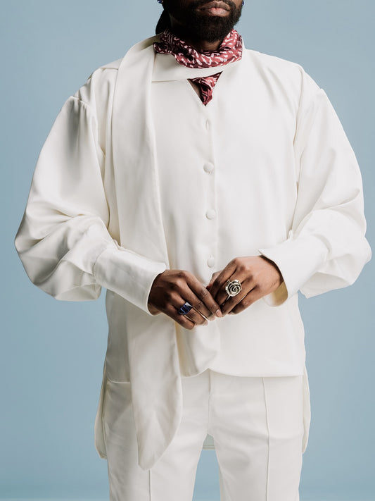 Off-White Oversized Blazer & Pants Set