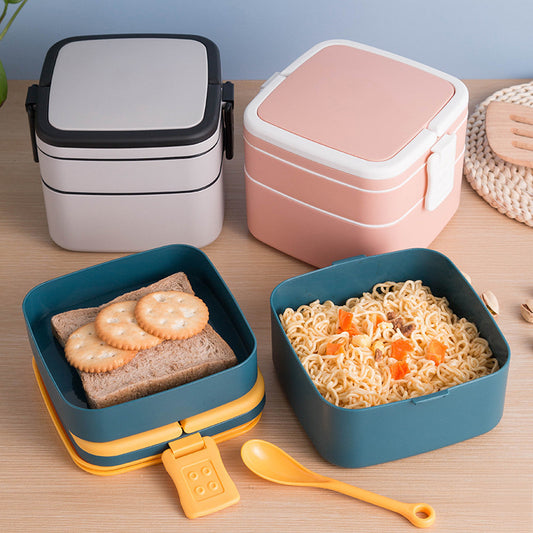 Multifunctional Lunch Box Plastic Portable Multi-layer